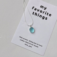 Ocean Serpent - Aquamarine Chain