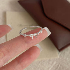 S925 Silver Bow Ring