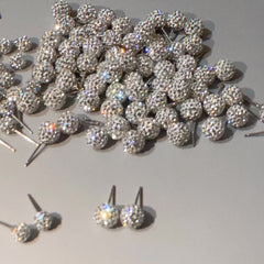 Stardust Whispers · Zircon Planet Stud Earrings