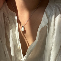 S925 Silver Irregular Star Pearl Necklace