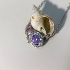 Oval-Cut Zircon Bracelet in S925 Silver