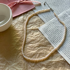 S925 Sterling Silver Freshwater Pearl Necklace