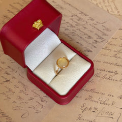 Moonlight Mother-of-Pearl Open Ring