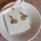Turquoise & Mother-of-Pearl Earrings