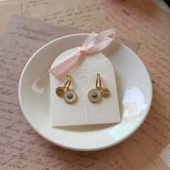 Turquoise & Mother-of-Pearl Earrings