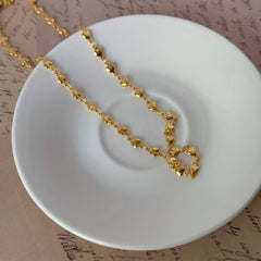 Linked Heart Chain Necklace