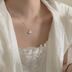 S925 Silver “Tiny Book” Pendant Necklace