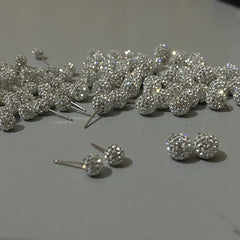 Stardust Whispers · Zircon Planet Stud Earrings