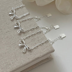 Morning Waltz · Bow-Knot Silver Bracelet