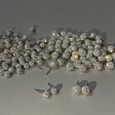 Stardust Whispers · Zircon Planet Stud Earrings