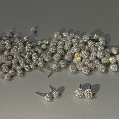 Stardust Whispers · Zircon Planet Stud Earrings