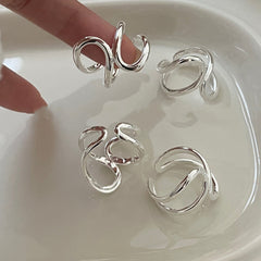 Veil of Tears · Double Teardrop Silver Ring