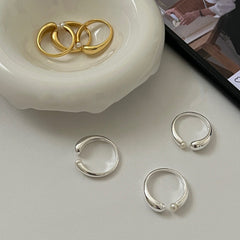 S925 Silver Minimalist Pearl Ring