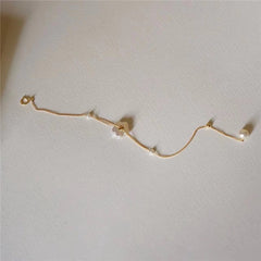 Natural Baroque Pearl Floral 14K Gold-Filled Bracelet