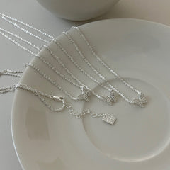 S925 Silver Shimmering Butterfly Necklace