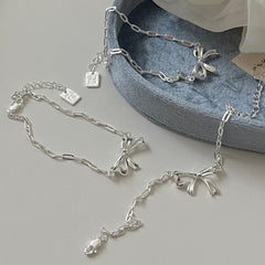 Morning Waltz · Bow-Knot Silver Bracelet