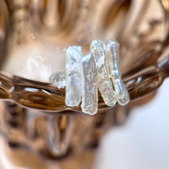 Adjustable Baroque Freshwater Pearl Ring