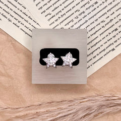 S925 Silver Star Stud Earrings