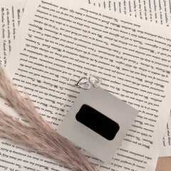 S925 Silver Twisted Open Heart Ring