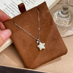 S925 Silver Irregular Star Pearl Necklace