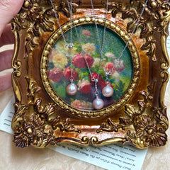 S925 Sterling Silver Light Pink Pearl Pendant Necklace