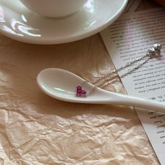 S925 Sterling Silver Mini Heart Adjustable Bracelet