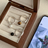 Tiger Eye Gem - Natural Tiger Eye Pendant Ring