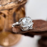 Baroque Pearl Ring in S925 Silver