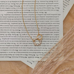 Natural Pearl Necklace 14K Gold-Plated