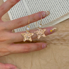 Star & Pearl Earrings