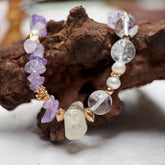 Minimalist Multicolor Crystal Bracelet in S925 Silver