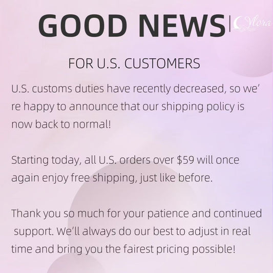 Update for Our U.S.Customers- Good news~