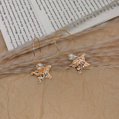 Star & Pearl Earrings