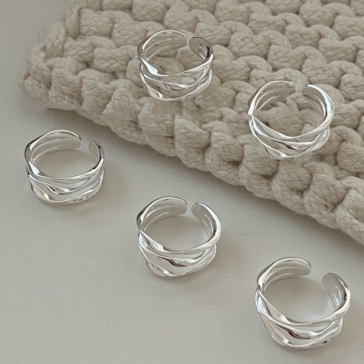 Triple Wave Ring