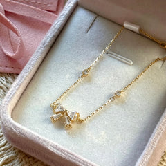 Bow Pavé Zircon Bracelet