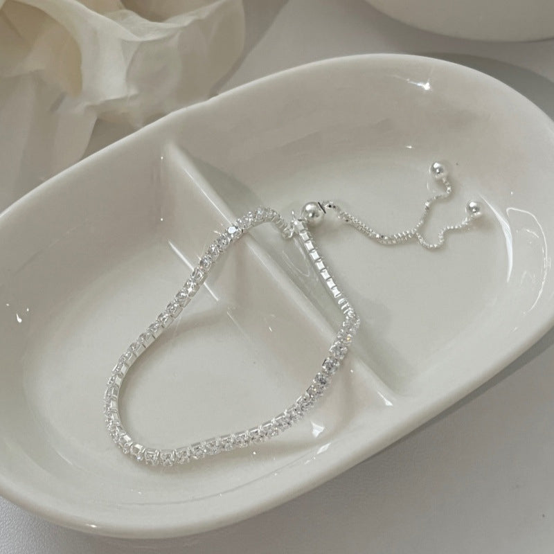 Starlit Whispers Adjustable Zircon Bracelet