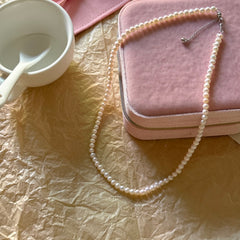 S925 Sterling Silver Freshwater Pearl Necklace