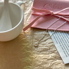 S925 Sterling Silver Daisy Necklace