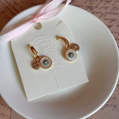 Turquoise & Mother-of-Pearl Earrings