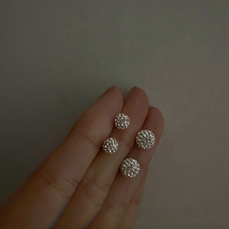 Stardust Whispers · Zircon Planet Stud Earrings