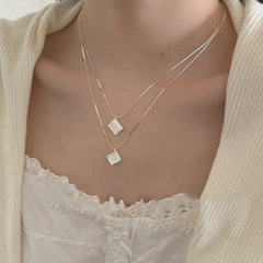 S925 Silver “Tiny Book” Pendant Necklace