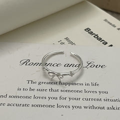 S925 Silver Bow Ring