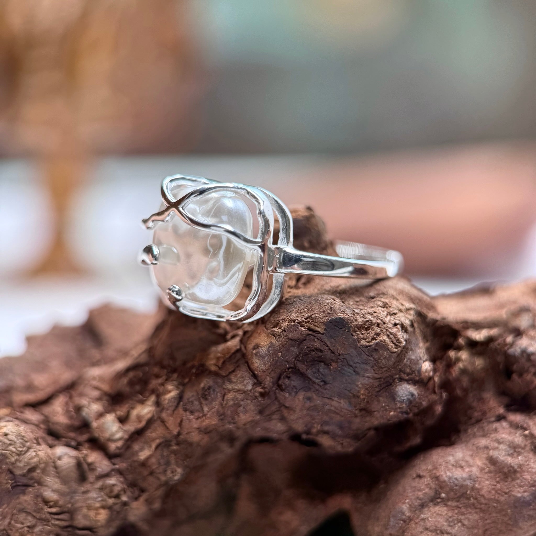 Baroque Pearl Ring in S925 Silver