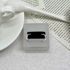 S925 Silver Mini Moon Stud Earrings