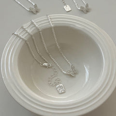 S925 Silver Shimmering Butterfly Necklace