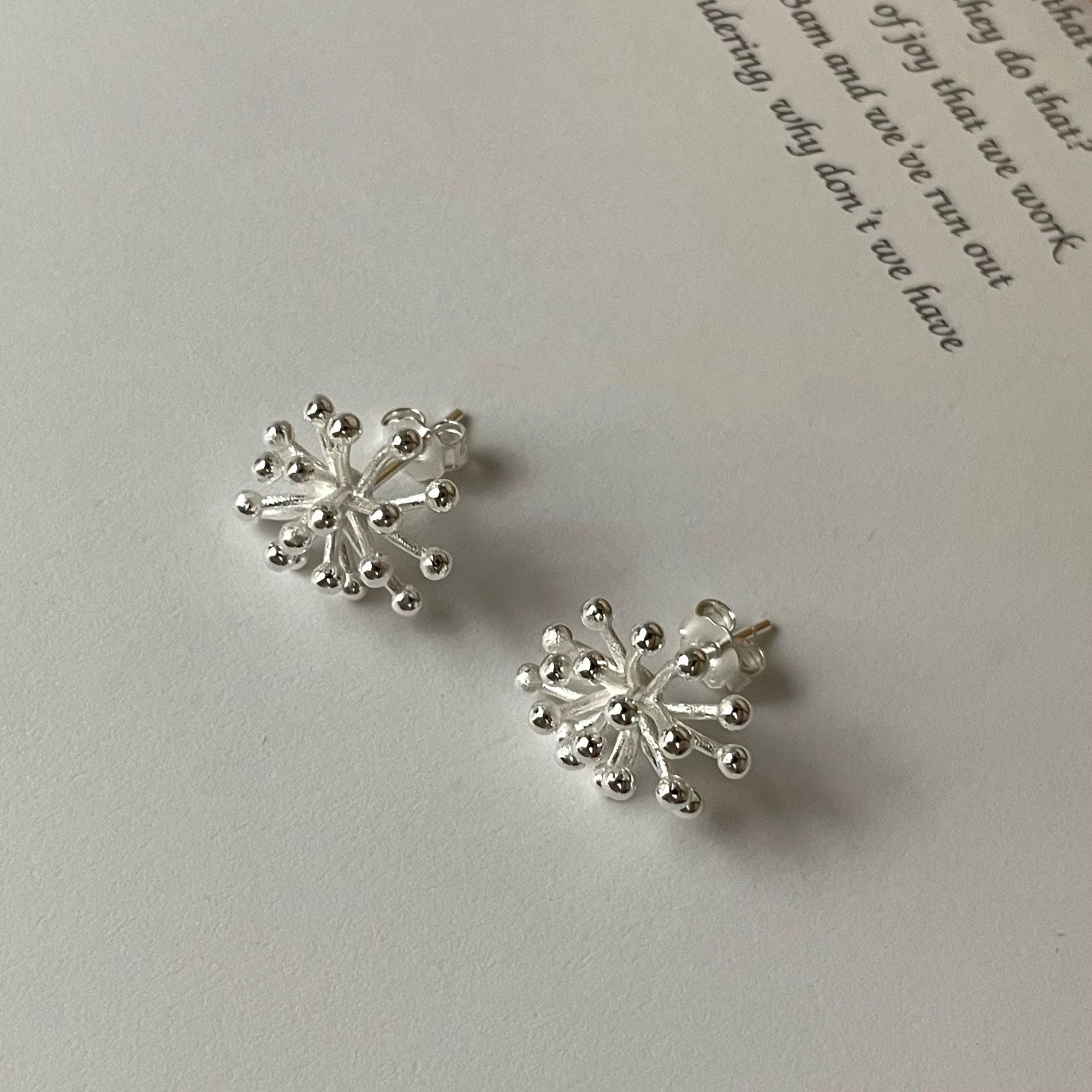 Starburst Spark · S925 Silver Earrings
