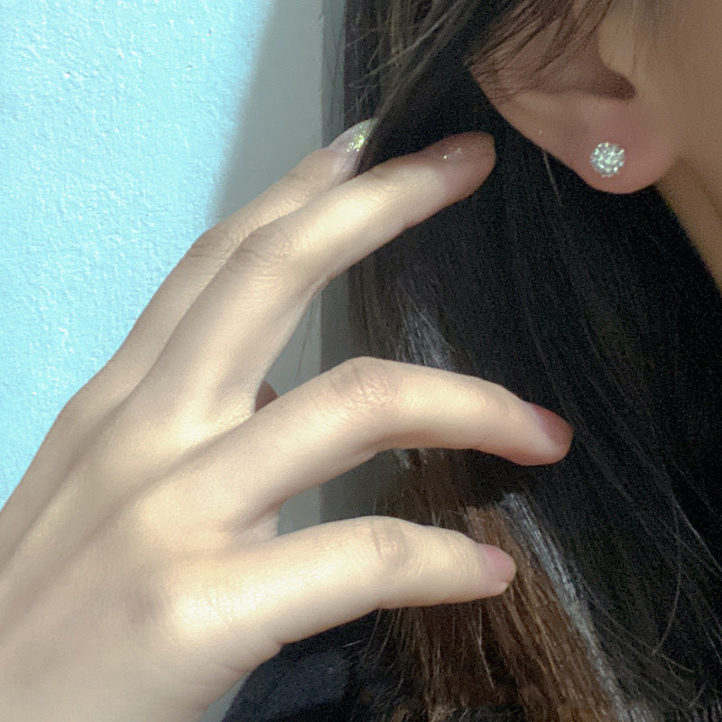 Stardust Whispers · Zircon Planet Stud Earrings