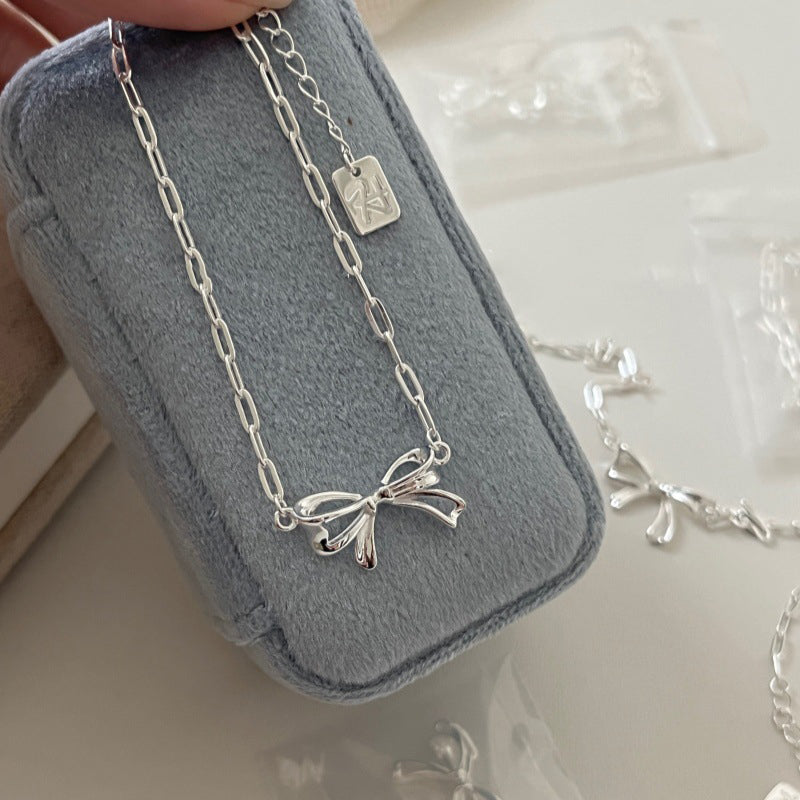 Morning Waltz · Bow-Knot Silver Bracelet