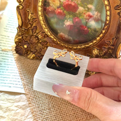 S925 Sterling Silver Gold-Plated Double Butterfly Open Ring