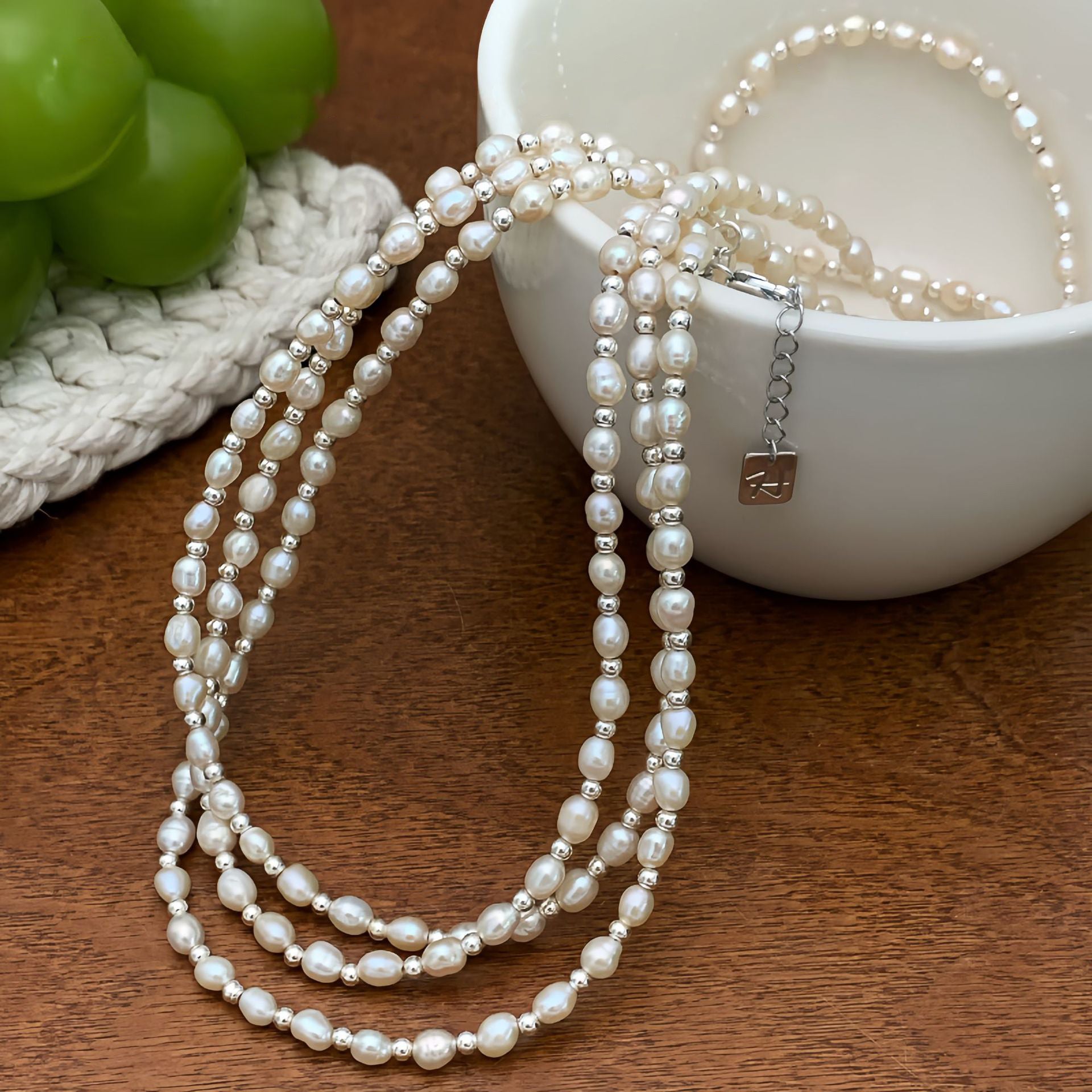 Freshwater Pearl & Mini Pearl Necklace